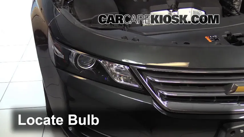 2015 Chevrolet Impala LT 2.5L 4 Cyl. Luces Faro delantero (reemplazar foco)